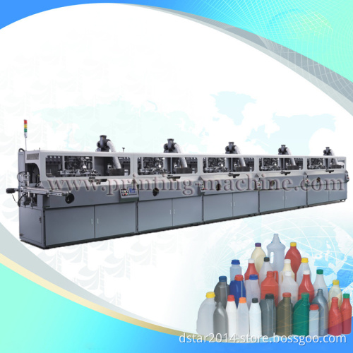 automatic 5 color screen printing machine for plastic products